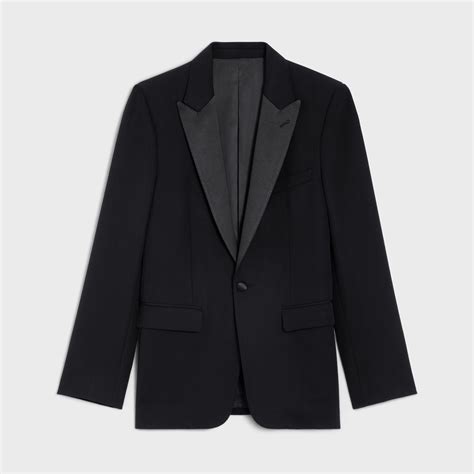 CLASSIC TUX JACKET IN GRAIN DE POUDRE 